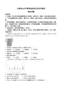 云南省2025年普通高等学校招生考试适应性测试 (八省联考)高考模拟考试 地理试题