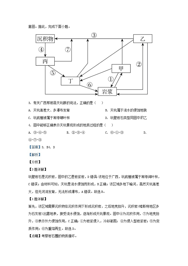重庆市2023_2024学年高二地理上学期期中试题含解析第2页