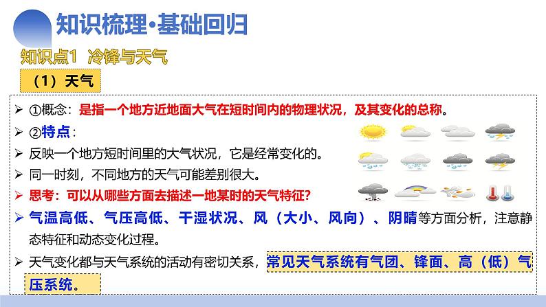 第08讲 常见天气系统(课件)-2025年高考地理一轮复习课件第7页
