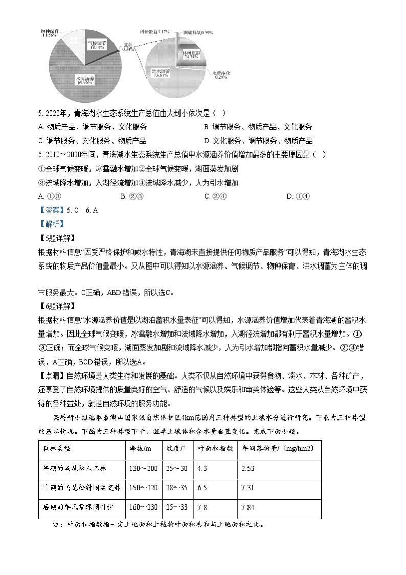 浙江省强基联盟2024-2025学年高三上学期12月联考地理试题 Word版含解析第3页