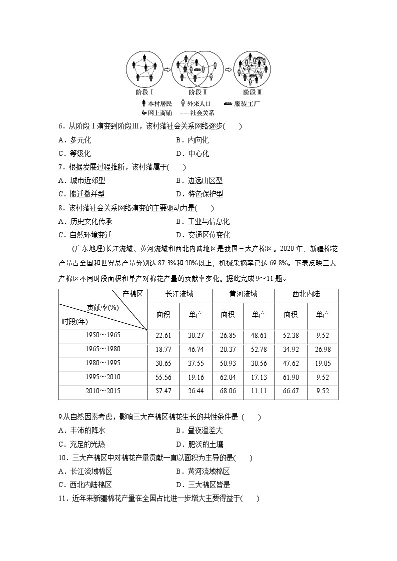 第二部分 专题11 获取和解读地理信息--2025年高考地理大二轮专题复习(强化练习)第2页