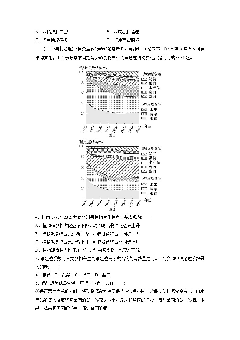 第一部分 素养3 专题7 人类活动对地理环境的影响 --2025年高考地理大二轮专题复习(学生版) 第2页