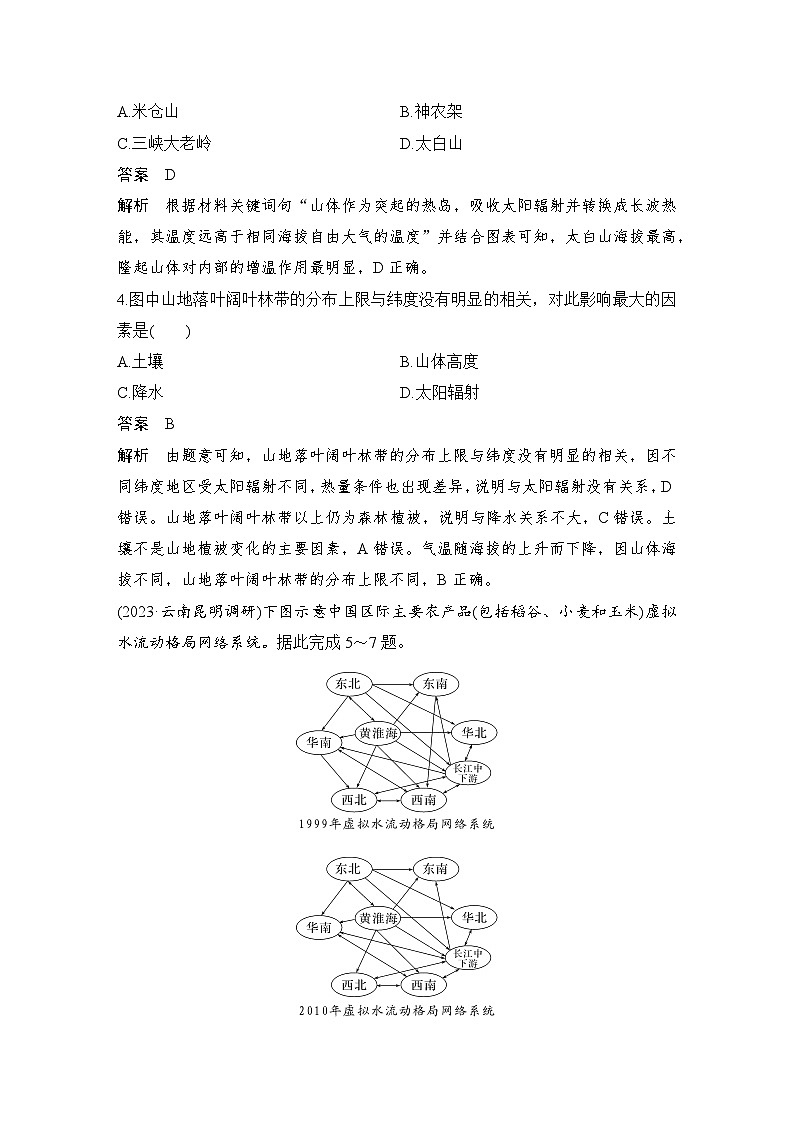 第三部分 考前增分二  技法3 优选法--2025年高考地理大二轮专题复习题库(讲练)第3页