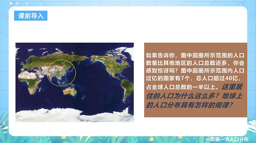 人教版（2019）高中地理必修第二冊1.1《人口分布》（課件）第4頁
