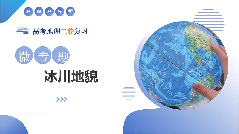 微专题 冰川地貌-2025年高考地理二轮复习讲练(新高考通用)课件PPT第1页