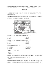 海南省部分学校2024-2025学年高三上学期全真模拟（二）地理试卷（解析版）