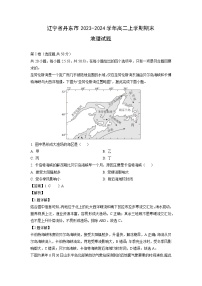 辽宁省丹东市2023-2024学年高二上学期期末地理试卷（解析版）