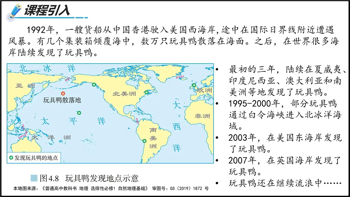2024-2025学年高中地理(人教版2019)选择性必修一4-2洋流课件第2页