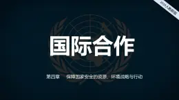 2024-2025学年高中地理（人教版2019）选择性必修三4-3国际合作课件