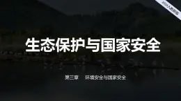 2024-2025学年高中地理（人教版2019）选择性必修三3-3生态保护与国家安全课件