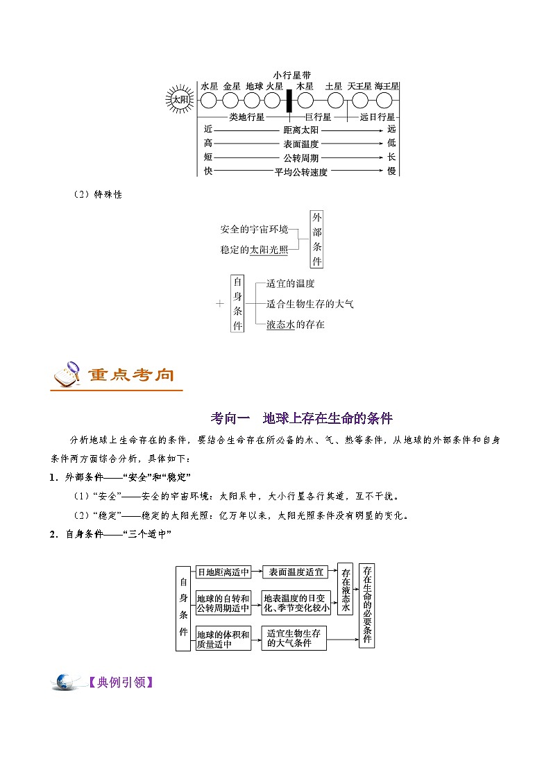 考点04 宇宙中的地球-2025年高考地理一轮复习回归教材考点全析试题(含答案)第2页