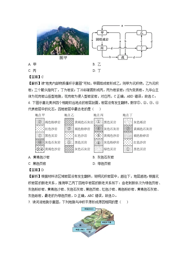 江苏省连云港市灌南县、灌云县2023-2024学年高二(上)期末模拟地理试卷(解析版)第3页
