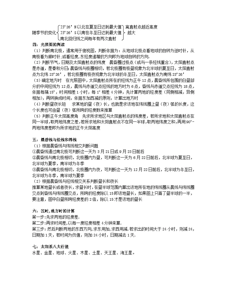 高中高考地理复习知识点总结第2页