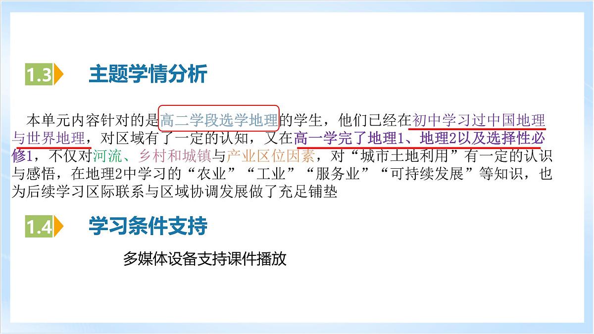人教版高中地理选修二第四章《区际联系与区域协调发展》单元解读课件第5页