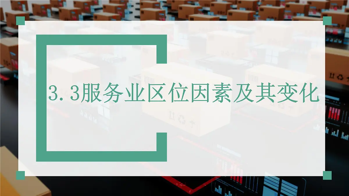3.3服务业区位因素及其变化 课件-高中地理人教版(2019)必修第二册8第1页