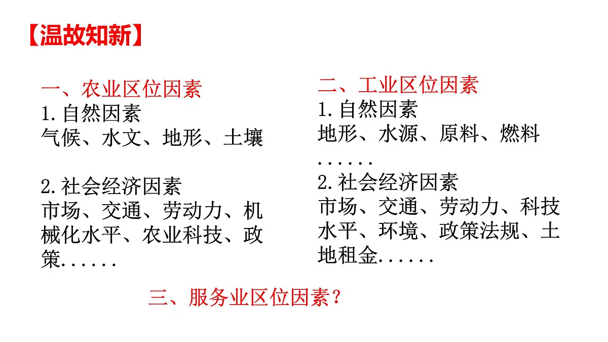 3.3服务业区位因素及其变化 课件-高中地理人教版(2019)必修第二册8第2页