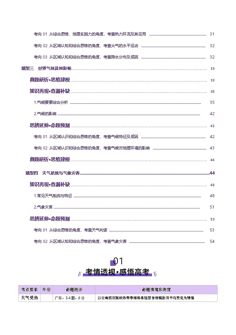 专题03 大气运动(讲义)(原卷版)第2页