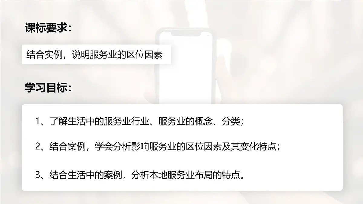 人教版2025高中地理必修二3.3 《服务业区位因素及其变化》 课件第2页