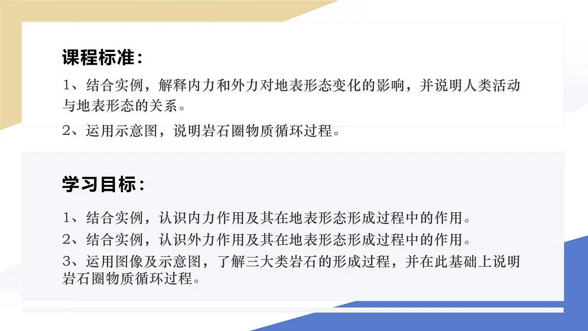人教版2025高中地理选择性必修一2.1塑造地表形态的力量 课件第2页