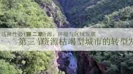 人教版2025高中地理選擇性必修二2.3資源枯竭型城市的轉(zhuǎn)型發(fā)展 課件