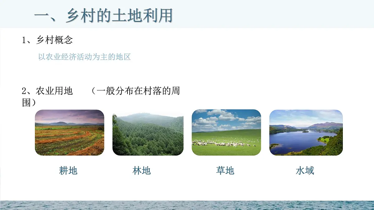 人教版高中地理 必修 第二册 2-1 乡村和城镇空间结构 课件第7页