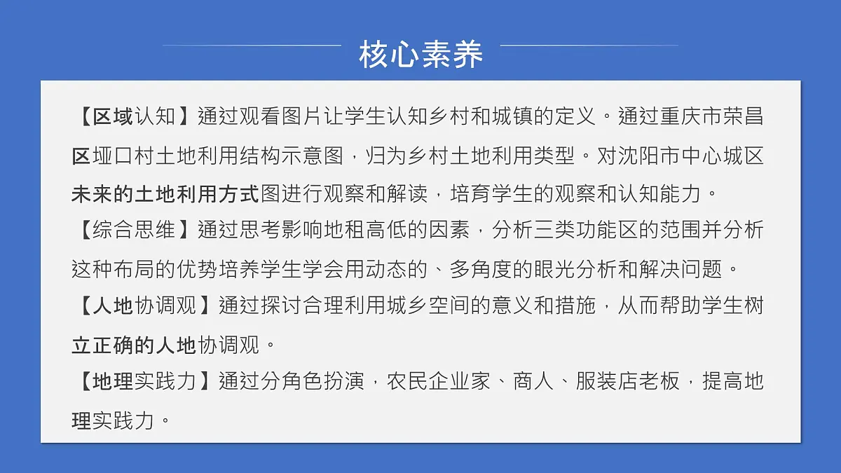 人教版高中地理 必修 第二册 2-1《乡村和城镇空间结构》课件第3页