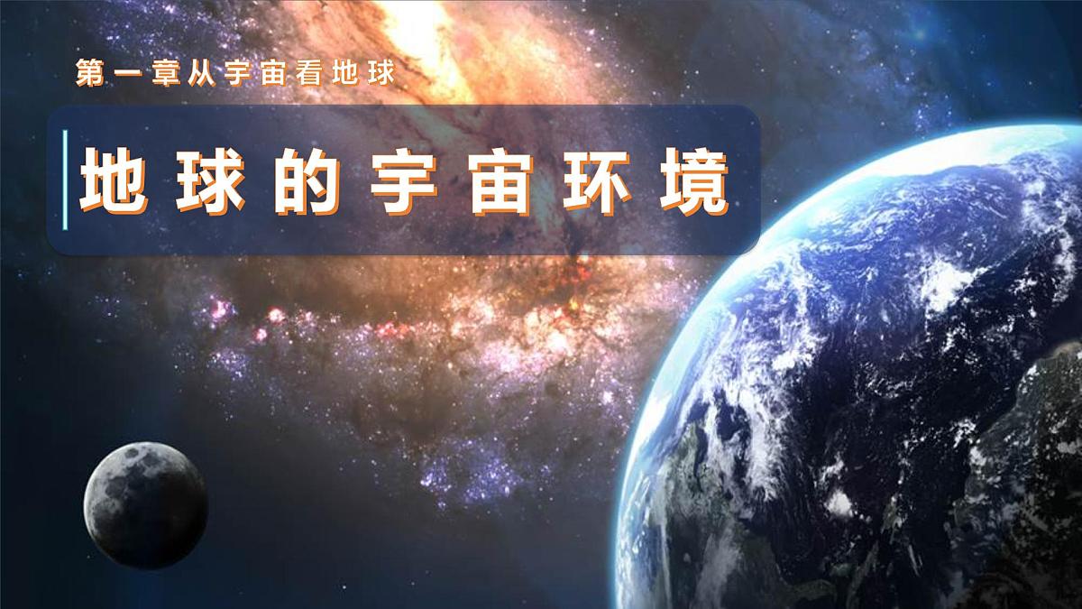 高中地理鲁教版(2019)必修一1.1地球的宇宙环境课件第1页