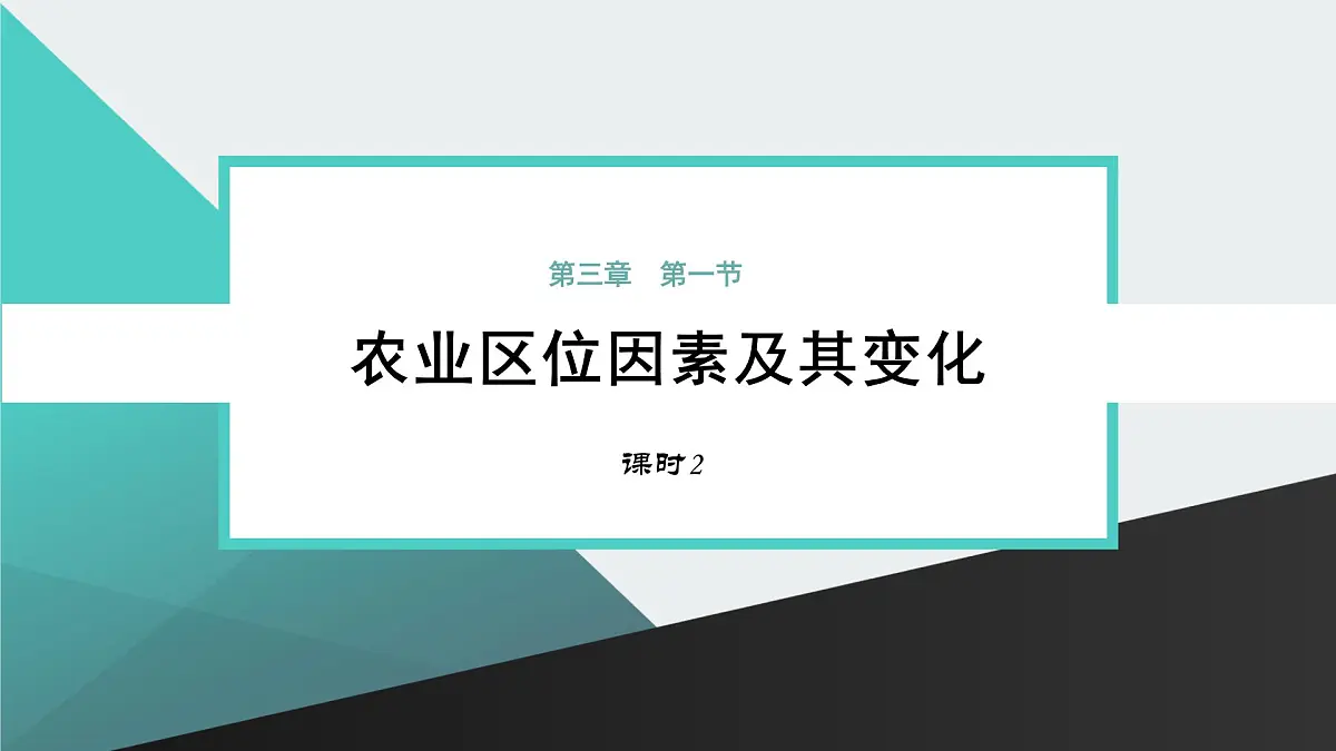 人教版高中地理必修 第二册 3-1课件《农业区位因素及其变化》(第2课时)第4页