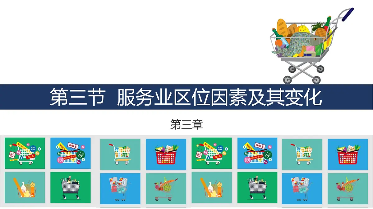 人教版高中地理必修 第二册 3-3《服务业区位因素及其变化》课件第1页