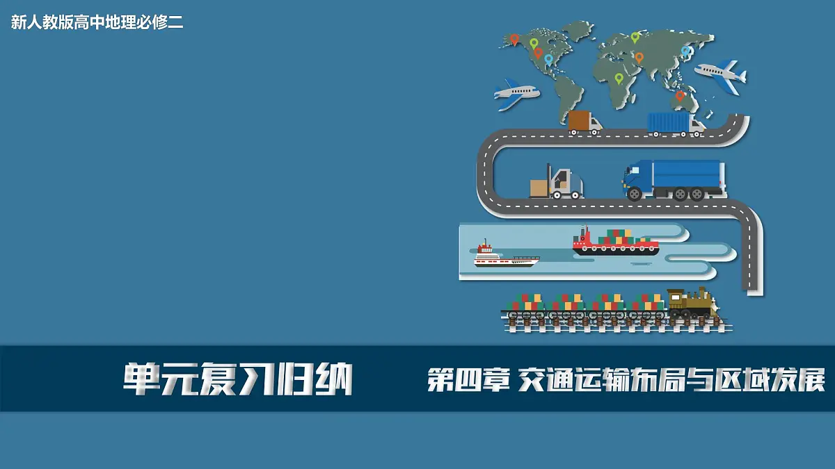 人教版高中地理 必修 第二册 第四章复习课件-交通运输布局与区域发展第1页