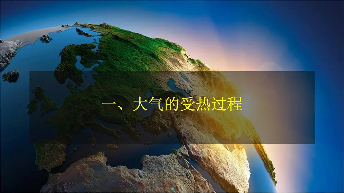 人教版高中地理 必修 第一册 2-2《大气受热过程和大气运动》课件第4页
