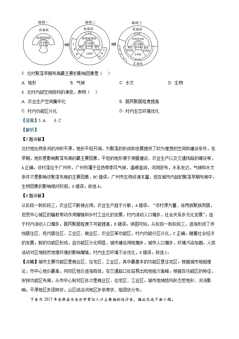 陕西省西安市第八十三中学名校+虹途2024-2025学年高一下学期2月月考地理试题(解析版)第3页