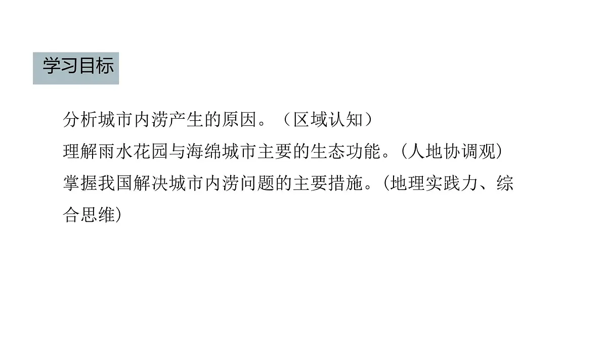 人教版高中地理必修 第一册 第五章《问题研究:如何让城市不再“看海”》课件第2页