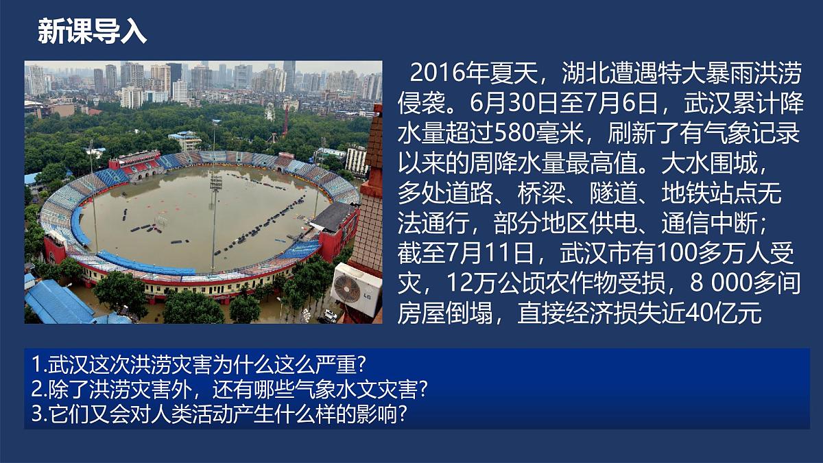 人教版高中地理必修 第一册 6-1《气象灾害》课件第1页