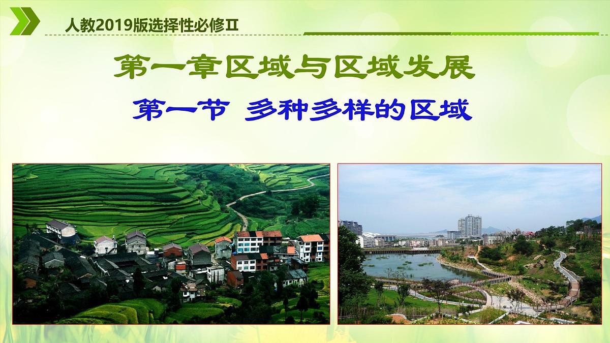 人教版高中地理选择性必修2 1-1《多种多样的区域》(第1课时)课件第2页