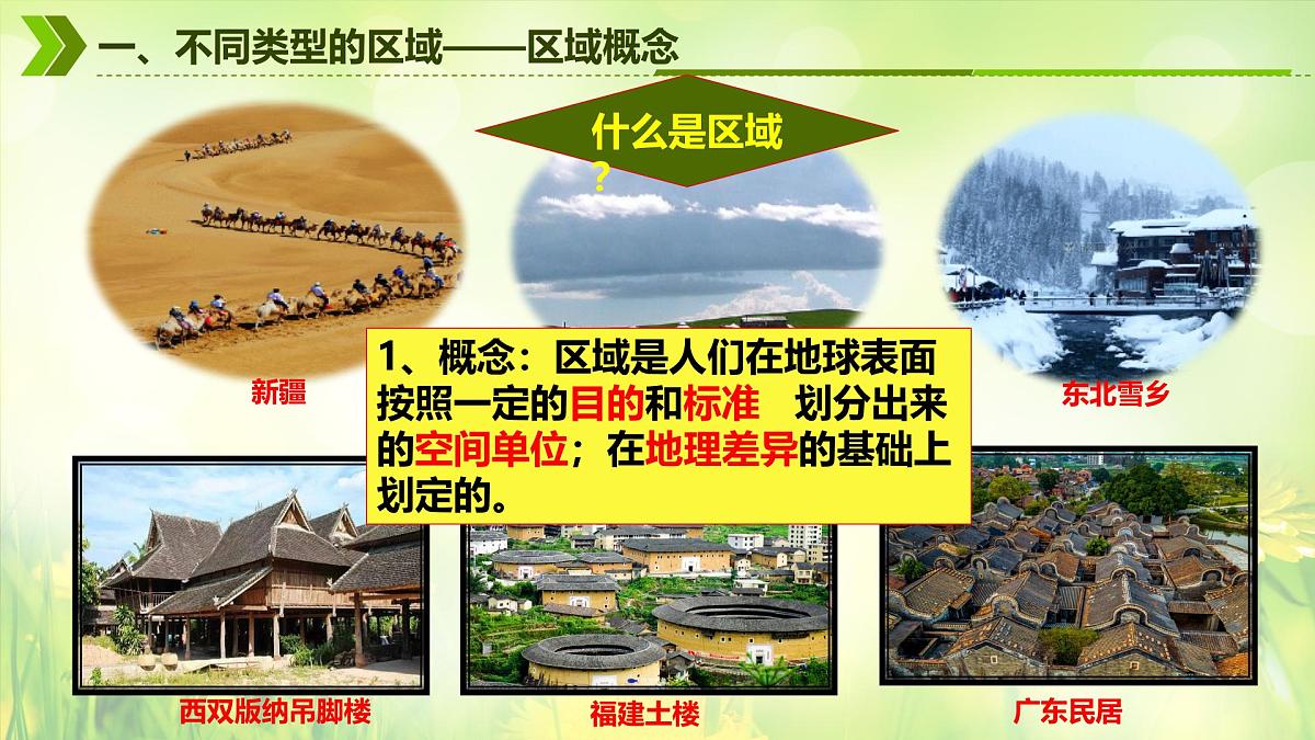 人教版高中地理选择性必修2 1-1《多种多样的区域》(第1课时)课件第4页