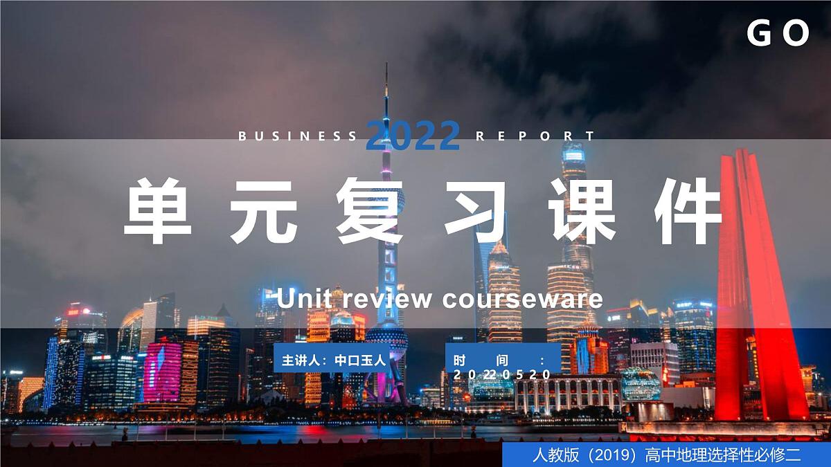 人教版高中地理选择性必修2 第二章资源、环境与区域发展(单元复习课件)第1页