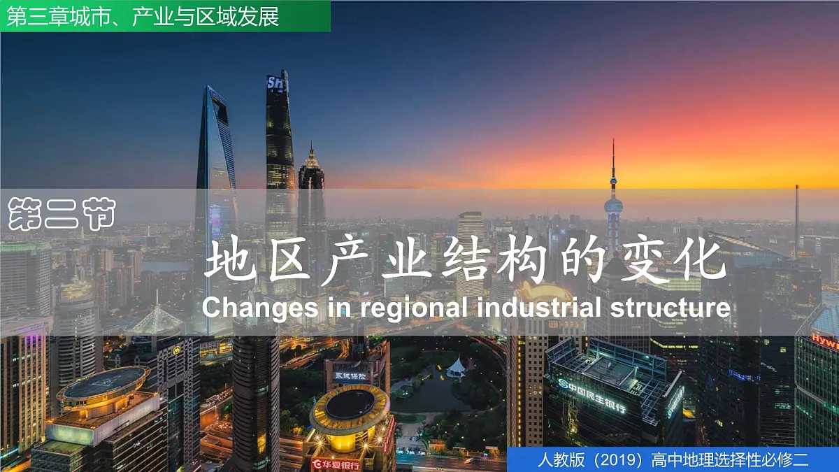 人教版高中地理选择性必修2 3-2地区产业结构变化(课件)第3页