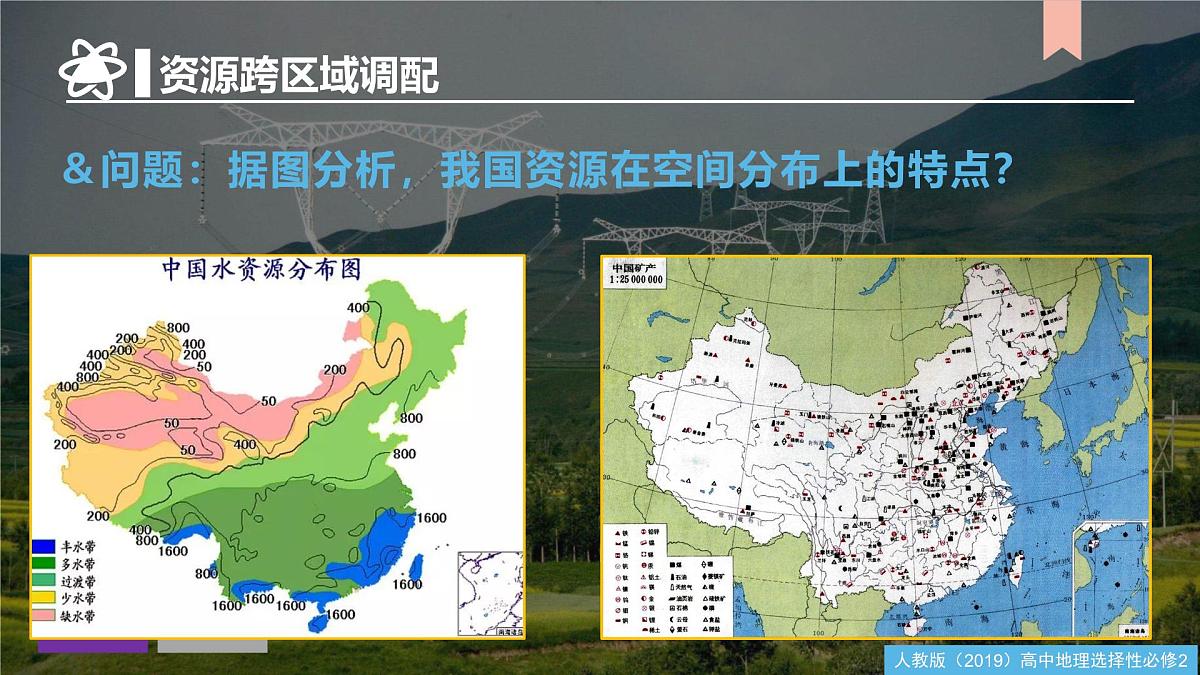 人教版高中地理选择性必修2 4-2资源跨区域调配(课件)第8页