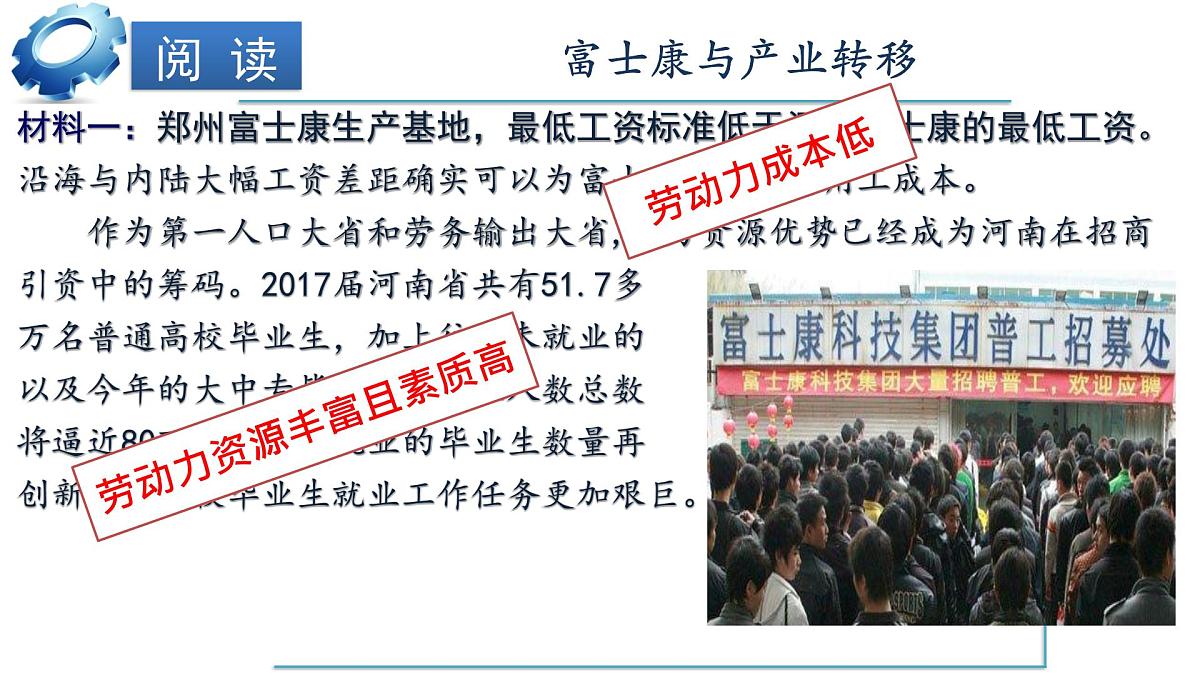 人教版高中地理选择性必修2 4-3《产业转移》课件第8页