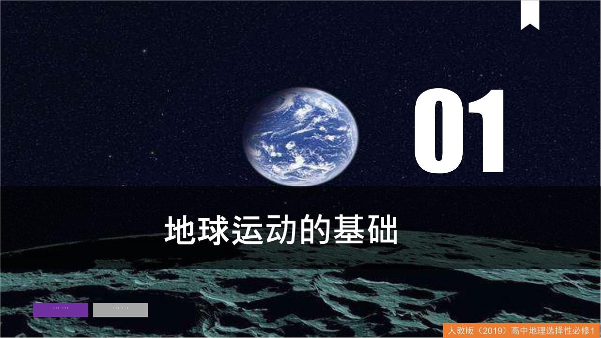 人教版高中地理 选择性必修1第一章地球的运动(单元复习课件)第4页