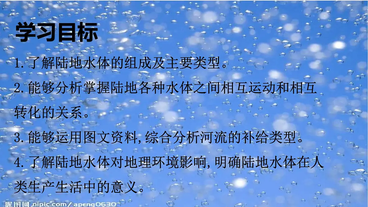 人教版高中地理 选择性必修1 4-1《陆地水体及其相互关系》课件第2页
