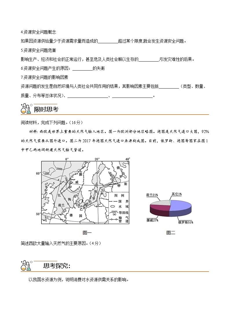 2.1 资源安全对国家安全的影响(学生版)-高二地理同步精品讲义(人教版2019选择性必修3)第2页