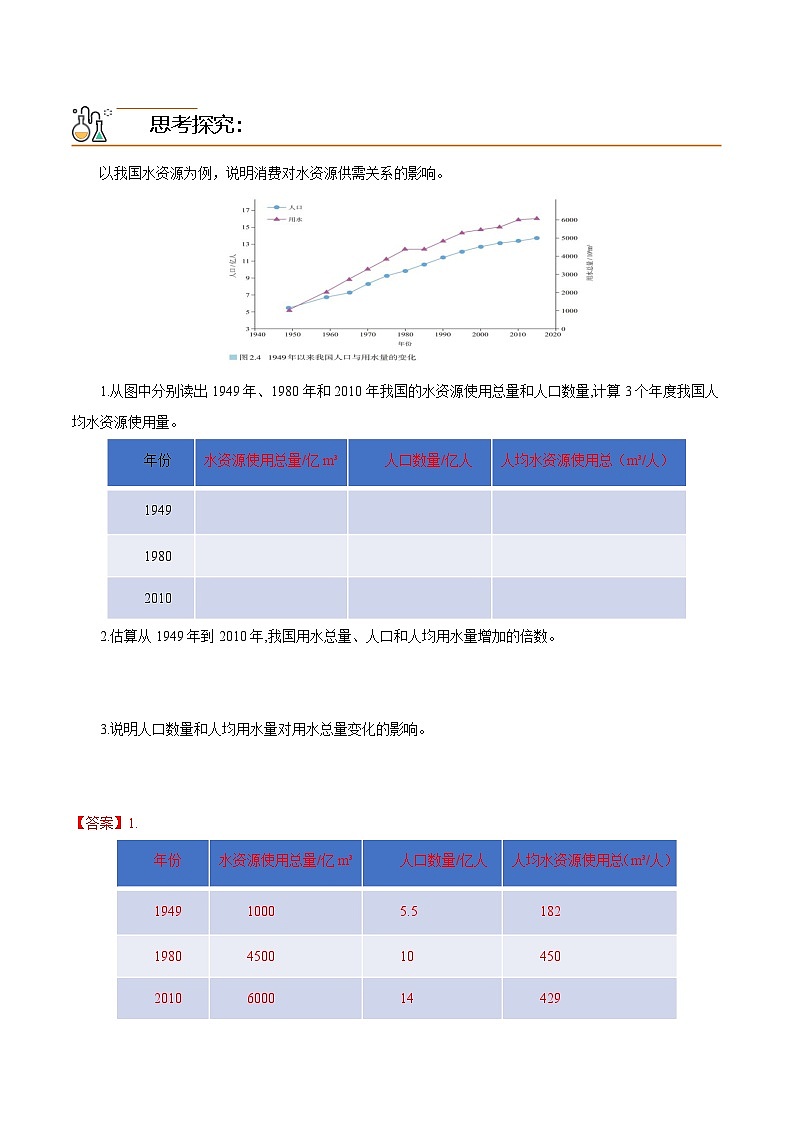 2.1 资源安全对国家安全的影响(教师版)-高二地理同步精品讲义(人教版2019选择性必修3)第3页