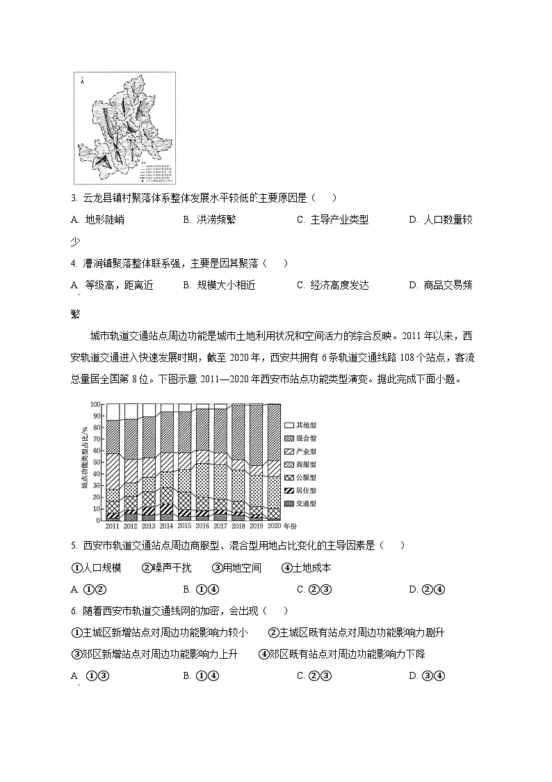 2025届湖南省普通高中学业水平选择性考试专家预测地理模拟试题(含解析)第2页