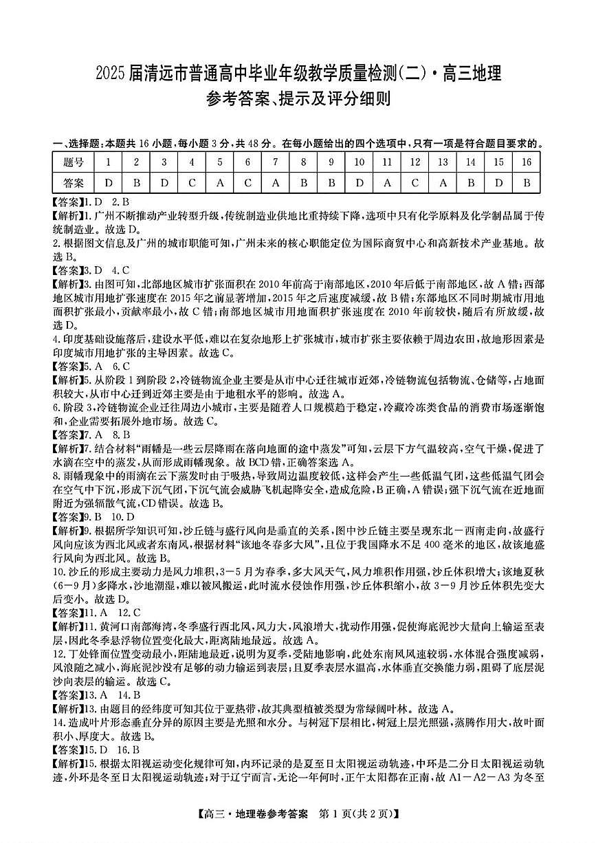 地理参考答案第1页