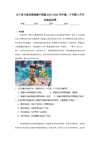 辽宁省大连市滨城高中联盟2024-2025学年高二下学期4月考试地理试卷（Word版附答案）