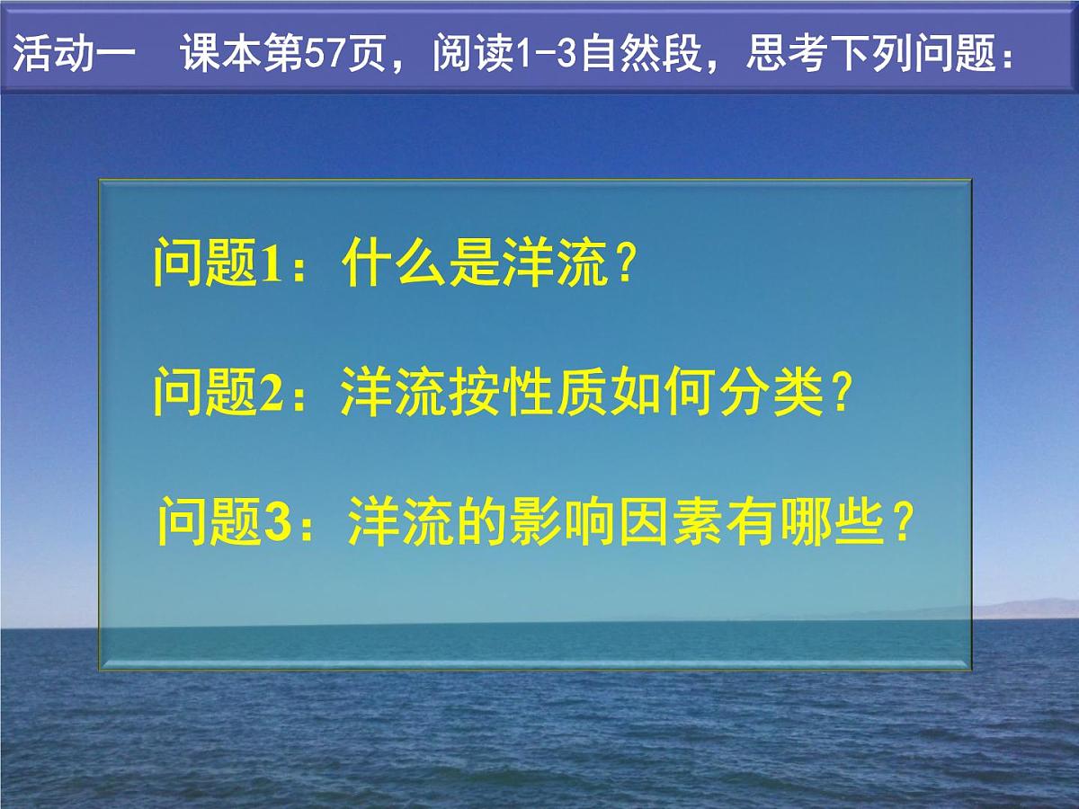 人教版 (新课标)高中地理必修1 3-2课件-《大规模的海水运动》第4页