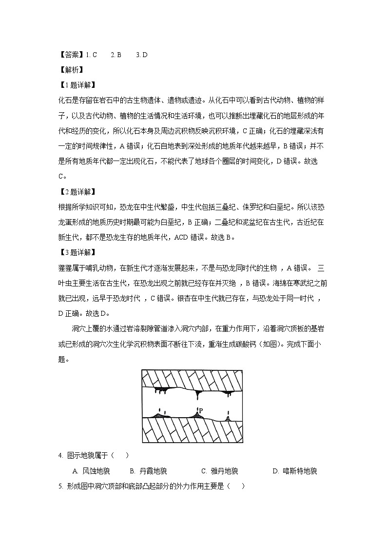 湖南省部分学校2024-2025学年高一下学期2月入学考试地理试卷(解析版)第2页