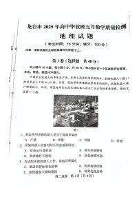 福建省龙岩市2025年高三下学期毕业班高考教学质量检测地理试题（含答案）